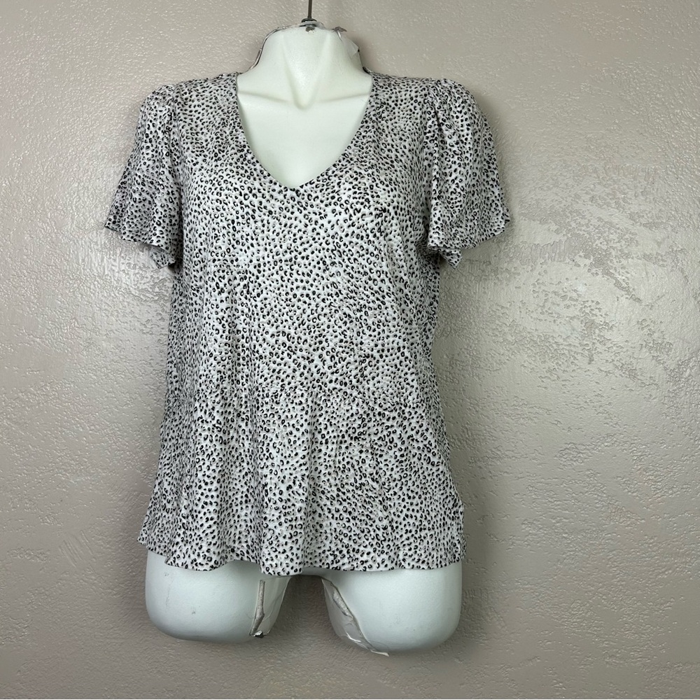 Lucky Brand Womens Shirt Size Small Multicolor‎ Animal Print Soft Casual